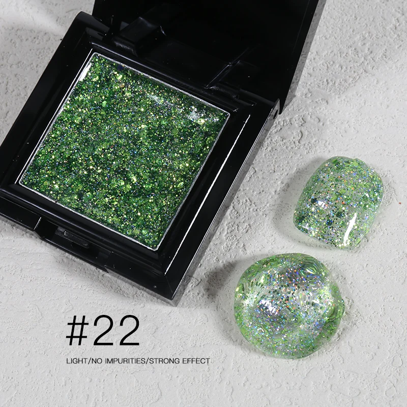 

Wholesale Nail Polish Glitter Solid Liquid Chunky Glitter Nails Flakes UV Gel, 12 colors