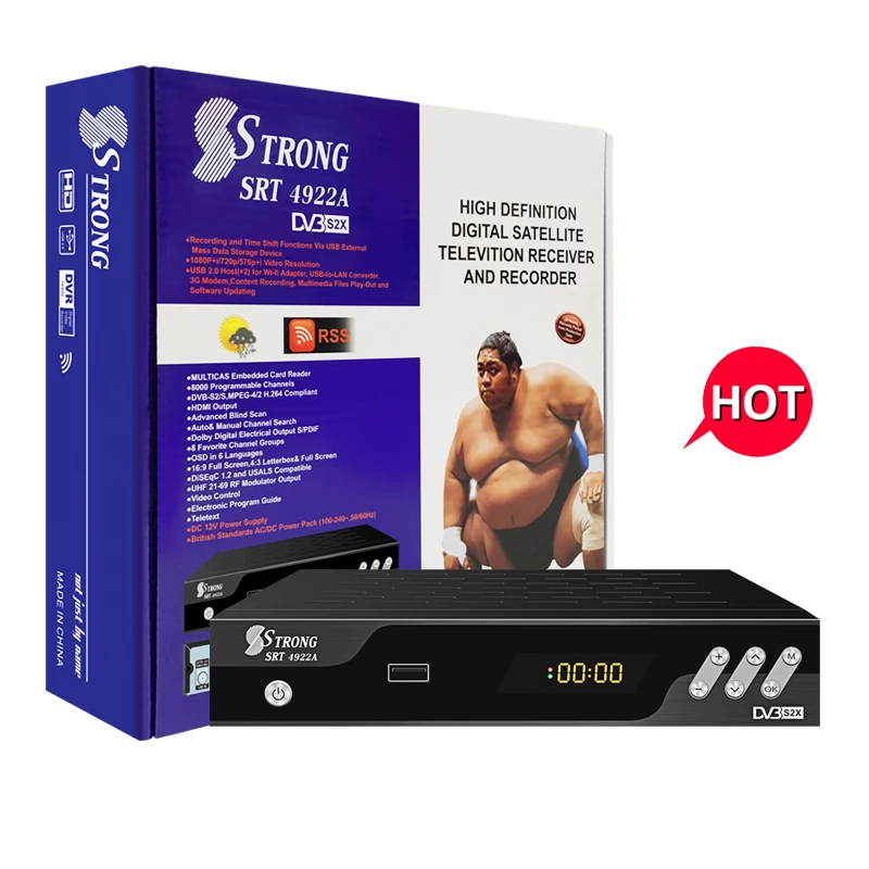 

SSTRONG 4922A Digital TV BOX DVB-S2 Satellite Receiver high quality s2 decoder