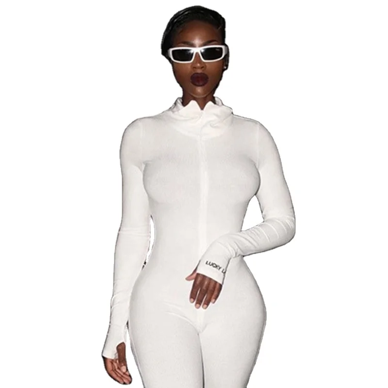 

Workout Active Wear Ribbed Rompers Skinny Biker Shorts Playsuit Embroidery Letter Jumpsuits Women 2020, White, gray, black