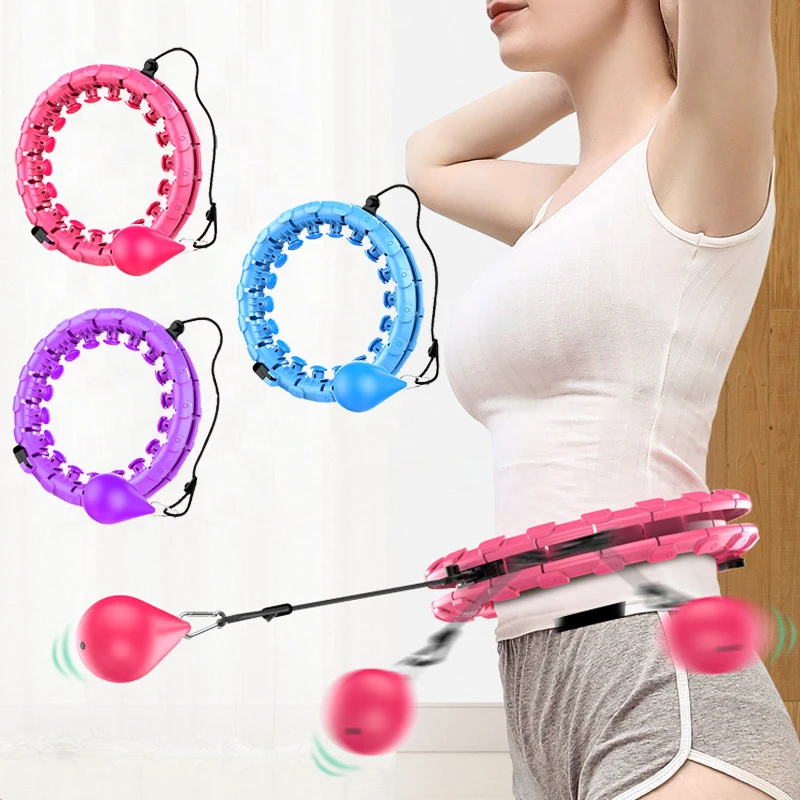 

Women Slimming Body Counting Hoops Weighted Hula Weight Loss Fitness Slimming Ring