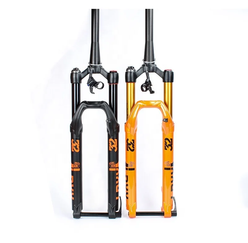 

Bicycle air fork 26 27.5 29 ER MTB mountain bike suspension fork, Black