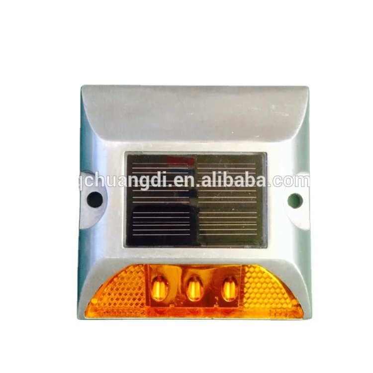 
Single-sided solar road stud aluminum alloy led spike light square road warning light 