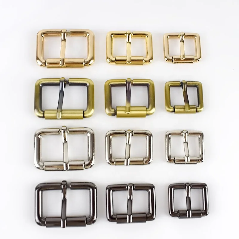 

Meetee BD307 20/25/32mm Adjustable Belt Buckles Alloy Square Roller Buckle Hardware Accessories Handbags Pin Hook Buckles, Silver,black,gold,brass