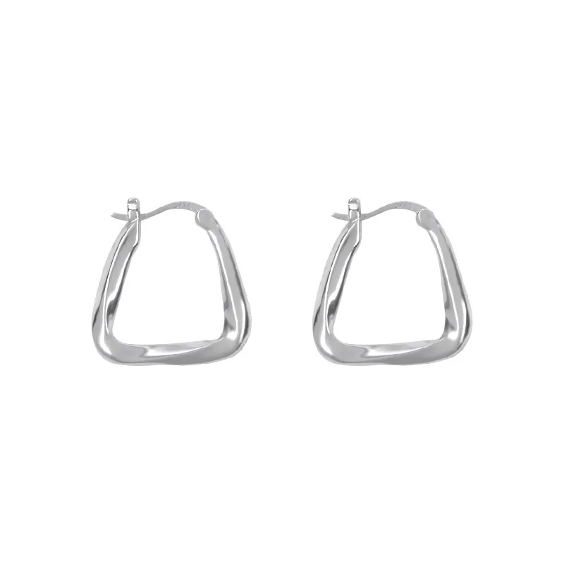 Trendy Silver Gold Statement Hoop Earrings Cute New Arrival Wedding Anniversary Engagement Party Gift Wholesale Contracted