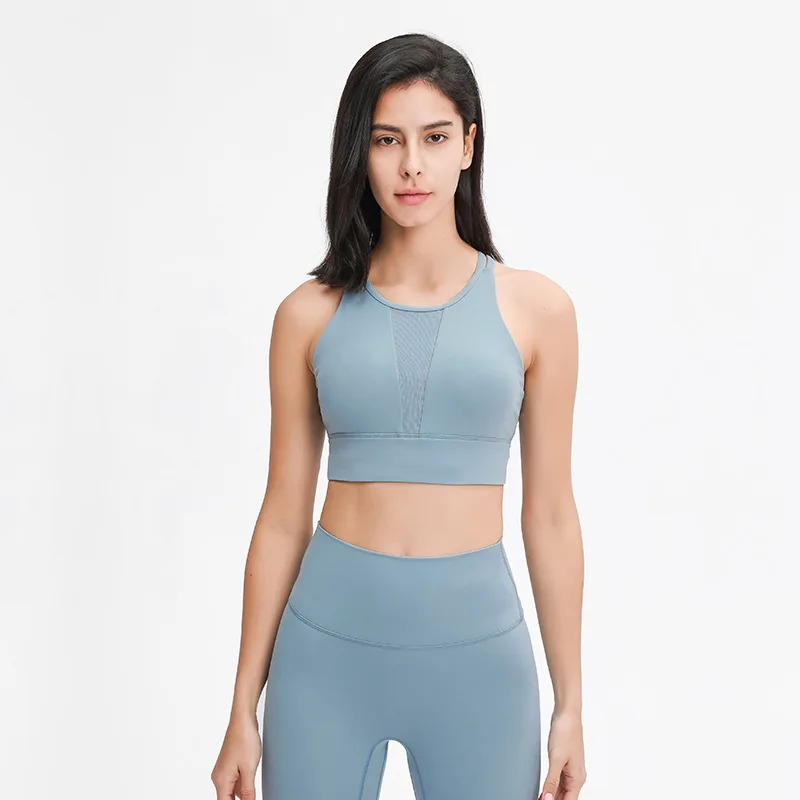 

Wholesale Hot Fitness Sexy Girls Running Gym Women's Tops Custom Logo Exercise Workout Sports Bra, As picture shows or custom