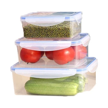 

Rectangular Fresh-keeping Package Microwave Heat-resistant Plastic Lunch Box Food Case Lunch Box Fruit Storage Sealed Box