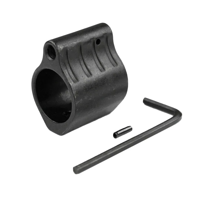 

Tactical M4 AR 15 Low Profile 750 Gas Block steel with Roll pin Ar15 parts Gas Block for Hunting Gun Rifle Accessories, Black