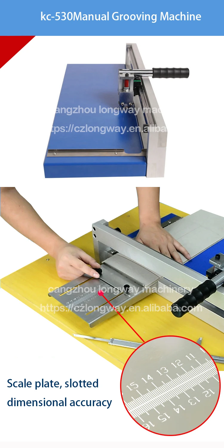 Manual Cardboard V Grooving Machine / V Groover Cutter/slotting Machine