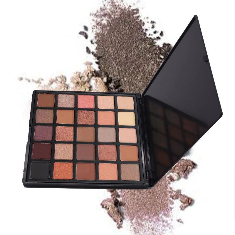 

Private Label Cosmetics 25 Colors Eyeshadow Palette Custom Your Brand Wholesale Make Up Pallets Colorful Eye Shadow