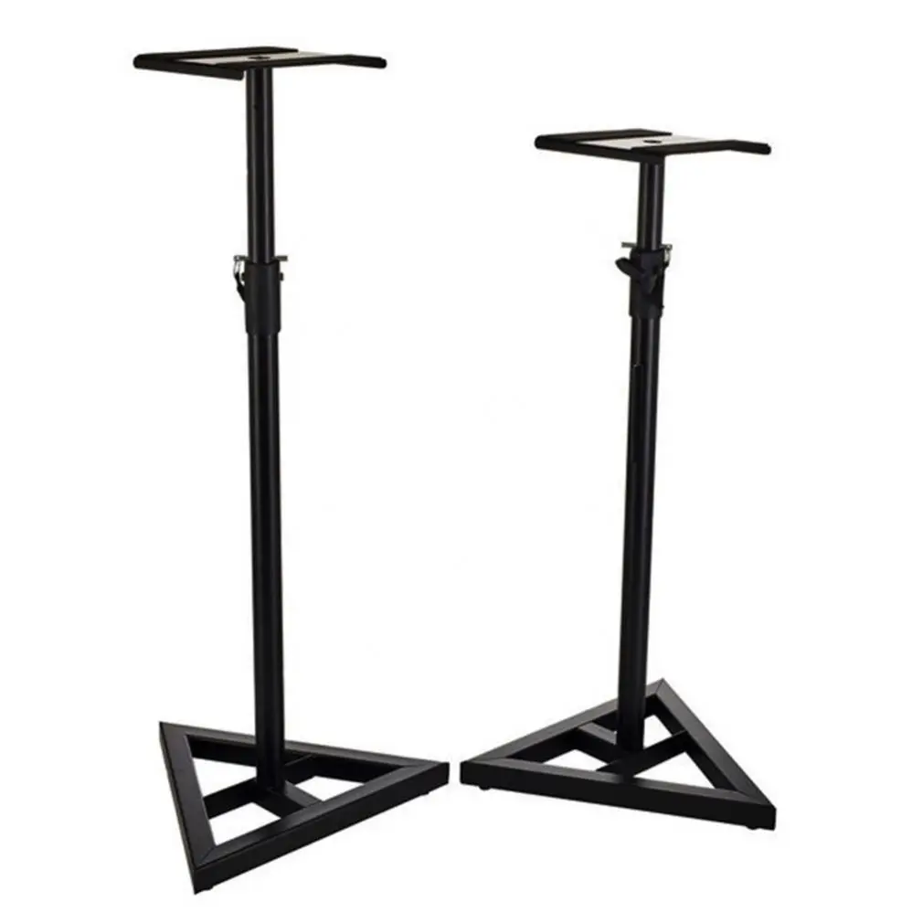 

Professional Speaker Stand Heavy-duty Recording Studio Monitor black Floor stands, Black painting