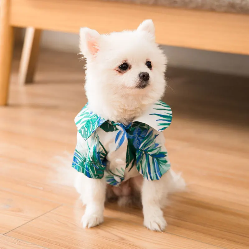 

2021New Puppy T- shirts Small Fashion Holiday Style Puppy Clothes and Accessories