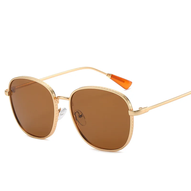 

China mass supply wholesale unisex luxury oversized metal sunglasses, Custom colors