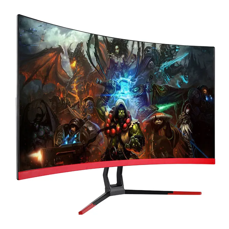 

27 inch FHD 144HZ curved gaming monitor with frameless