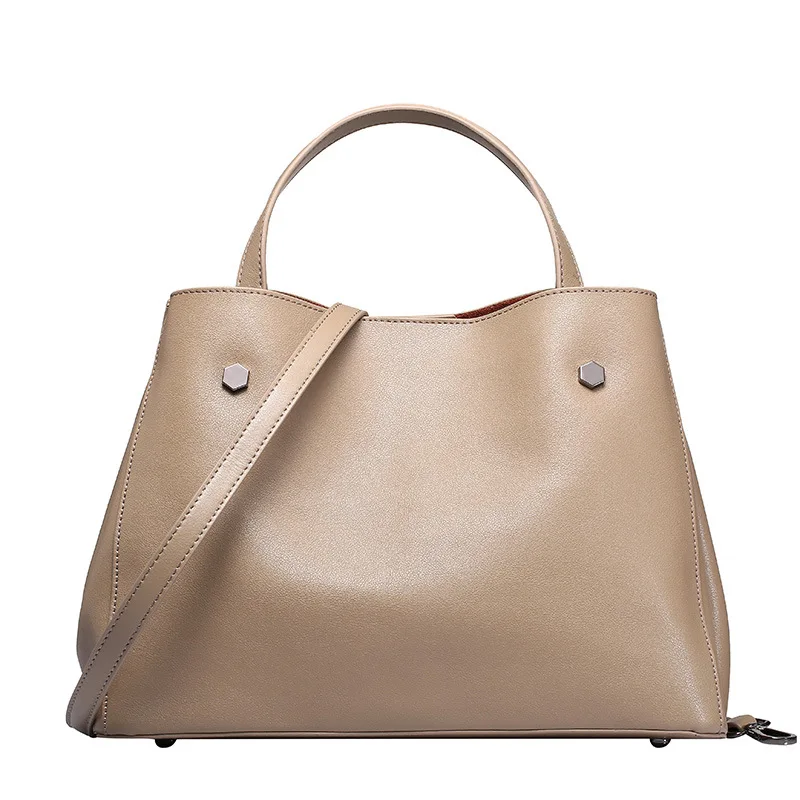 

Fashion Luxury Designer Full Grain Italian Leather Bag Famous Brands Handbags for Women Shoulder Messenger Tote Bag