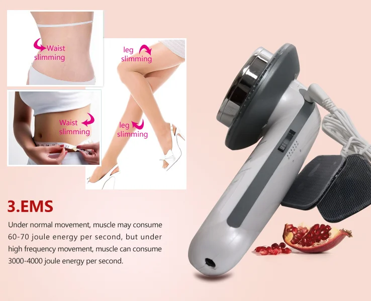 
OEM Amazon Mini EMS Body Slimming Massager Weight Loss Anti Cellulite Fat Burner Galvanic Infrared ultrasound cavitation machine 
