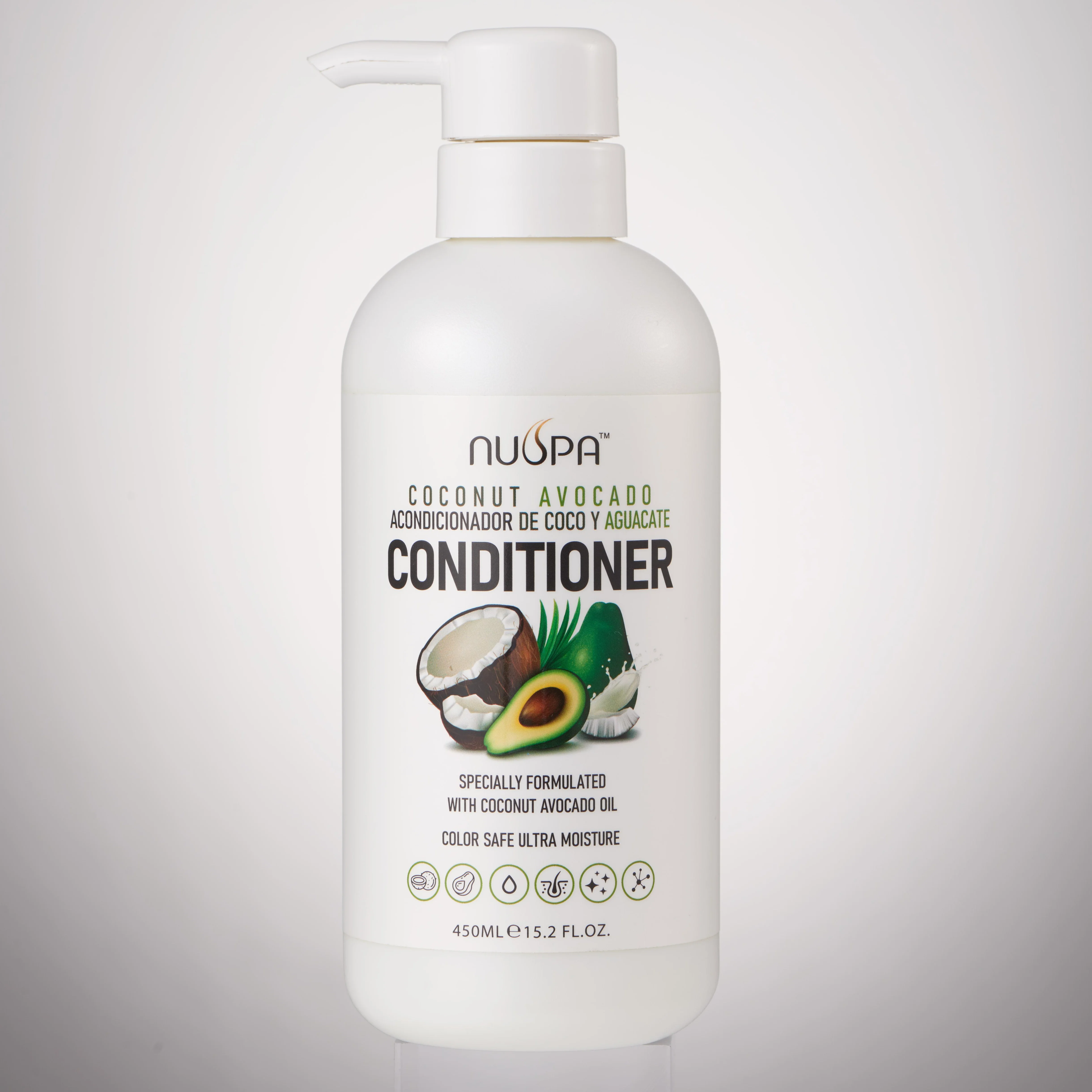 

NUSPA Wholesale Coconut Avocado Conditioner Super Moisturizing Conditioner OEM Sulfate Free Shampoo and Conditioner