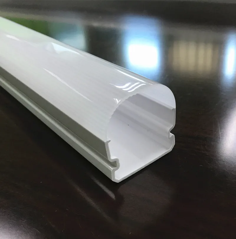 Polyethylene Price Clear Diffuser PMMA LED Cover Plastic Tube Pipes  100cm