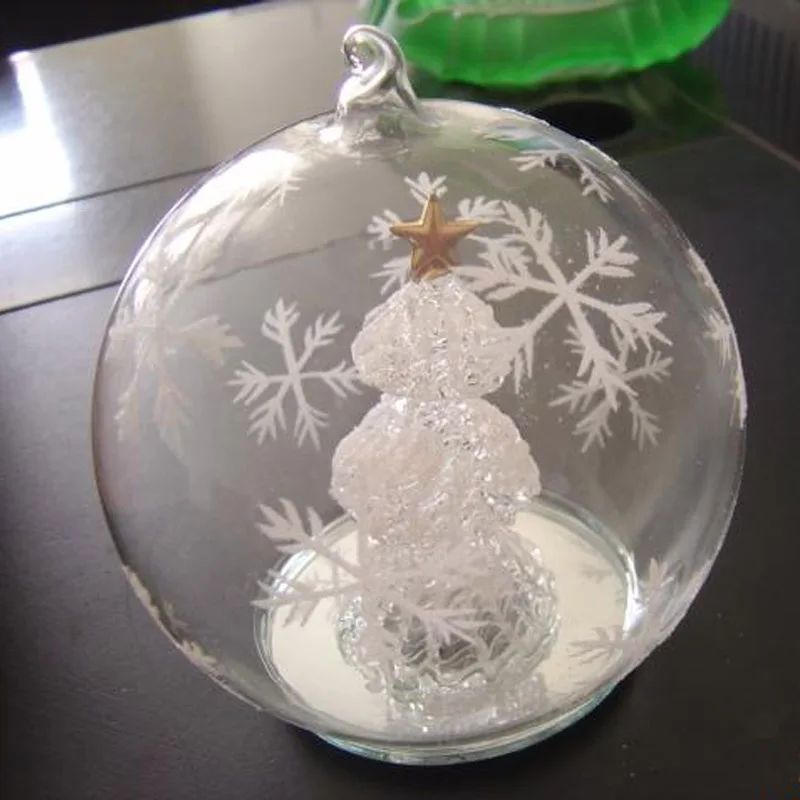 clear glass ornaments