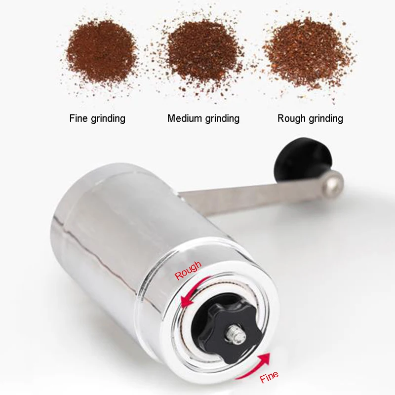 Travel and Home Usa Portable Stainless Steel Manual Coffee Grinder Mills