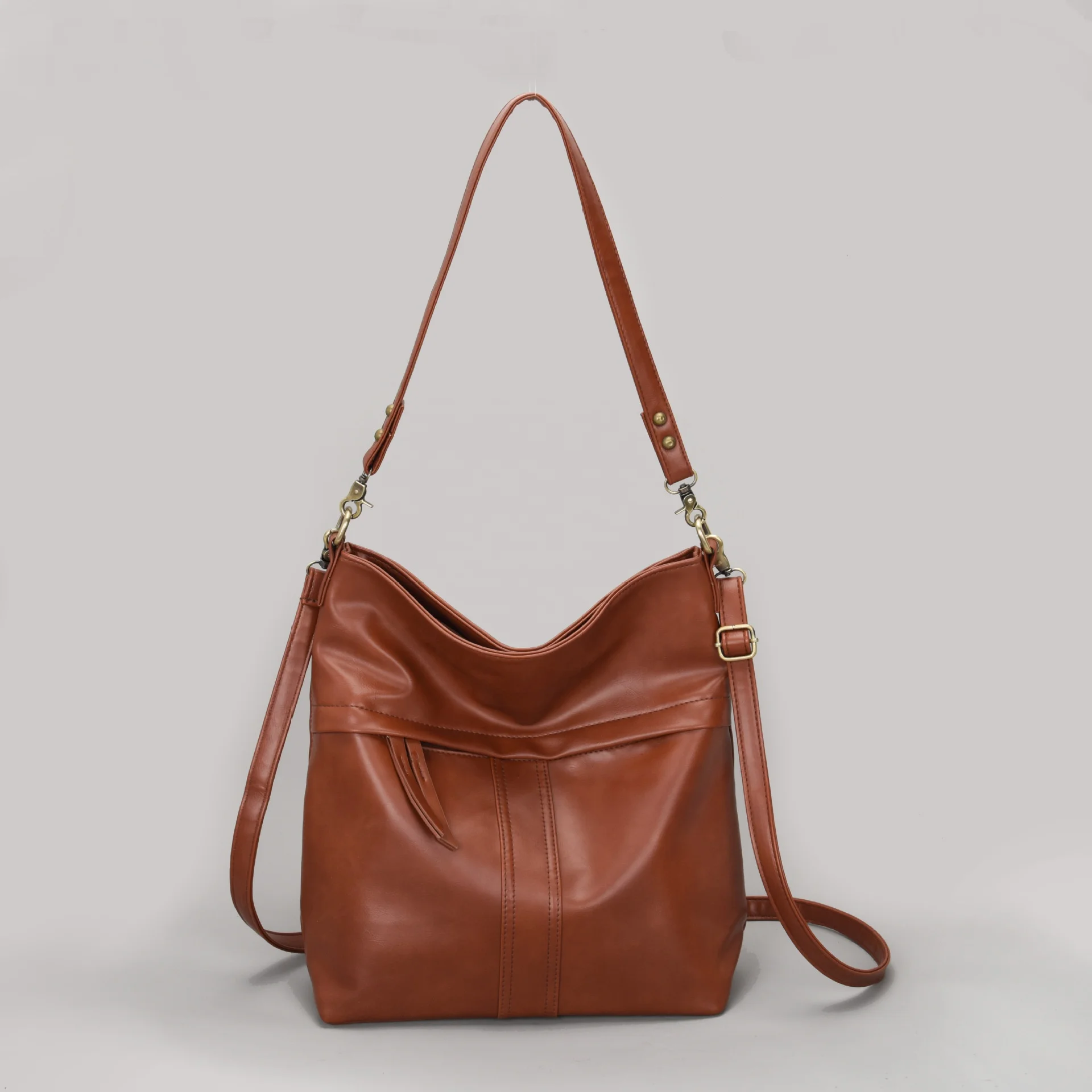

2021 New fashion hobo bag soft leather hand bags ladies designer purses and handbags for women