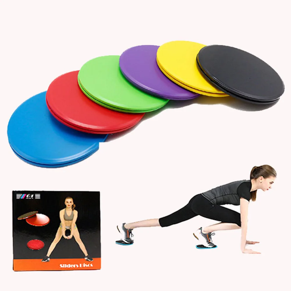 

OEM Gliding Discs Fitness Disks Exercise Double Sided Core Sliders Sliding Plate, Black green pink yellow gray blue purple or customized color