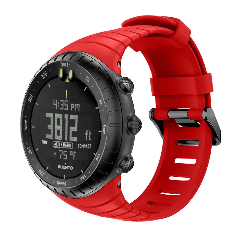 

Lianmi Premium Quality For Suunto Core Strap,Rubber Replacement Watch Band For Suunto Core, Multi colors/as the picture shows