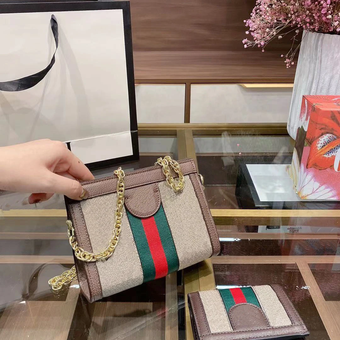 

Famous Bag With Chain Strap upper clip S size For lady leather bags