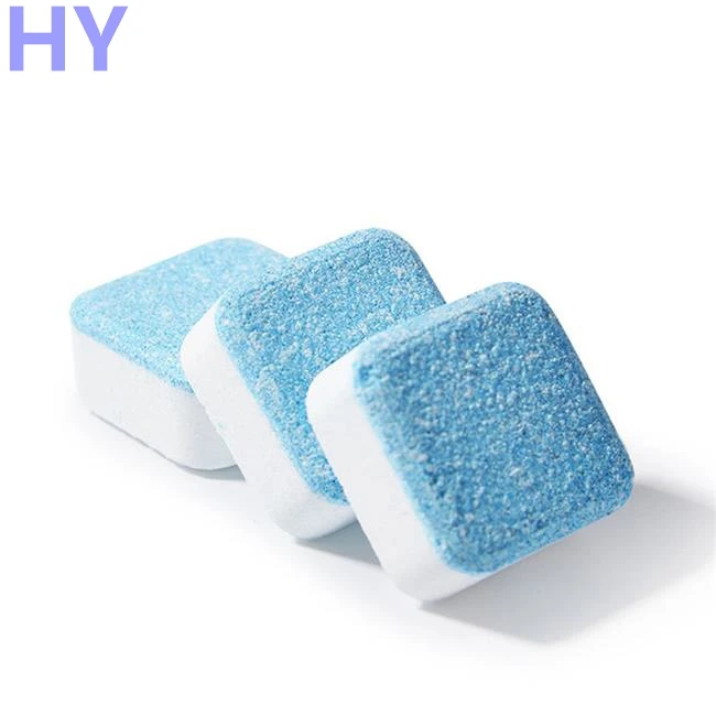 

Natural Solid Washing Machine Clean Tablet, Blue, white
