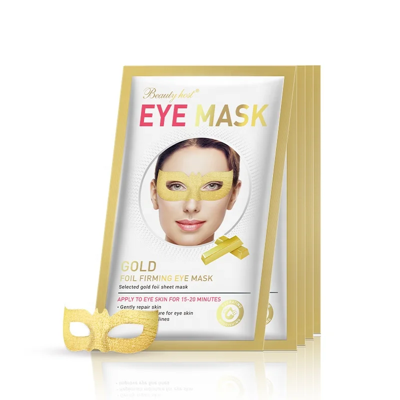 

Factory Wholesale Private Label Eye Gel Pads Hydrogel Gold Foil Crystal 24K Gold Collagen Korean Eye Mask Under Eye Patch