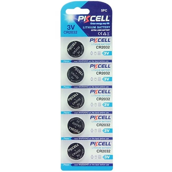 

Button cell lithium battery 3v cr2032 210mah smart watch battery