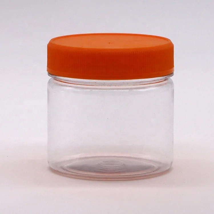 125ml empty clear pet plastic slime