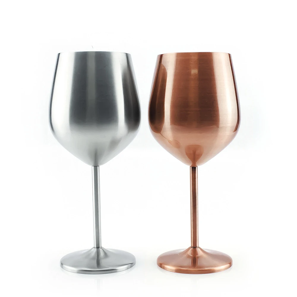

Hot Sale Champagne Cocktail Glass Cup Stainless Steel Wine Goblet