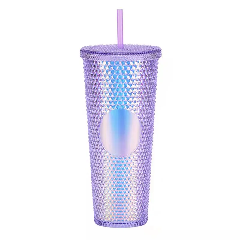 

Double Wall Plastic Straw Tumbler Cups Wholesale, Cold Drink Water 20 oz Reusable Acrylic Glitter Tumbler Cups With Straw, Various