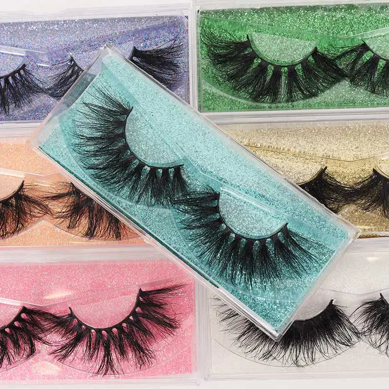 

Wholesale customised valentines day custom sqaure lash box mink lashes by the bulk with the box, Black