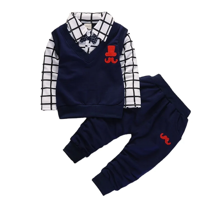 

Children Clothes Shirt + Pants Infant Outfits Suits Kids Boys Dresses Baby Clothing Sets