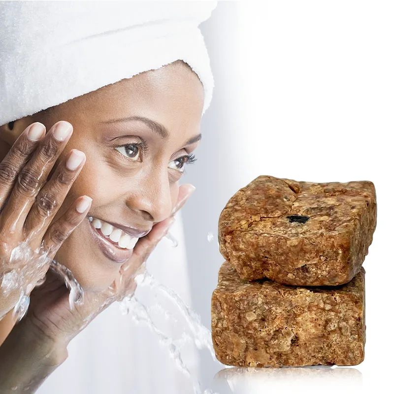 

Handmade Africa Black Soap Wholesale Custom Private Label Organic Whitening Body Toilet Soap Bath Soap Bar Natural for adults