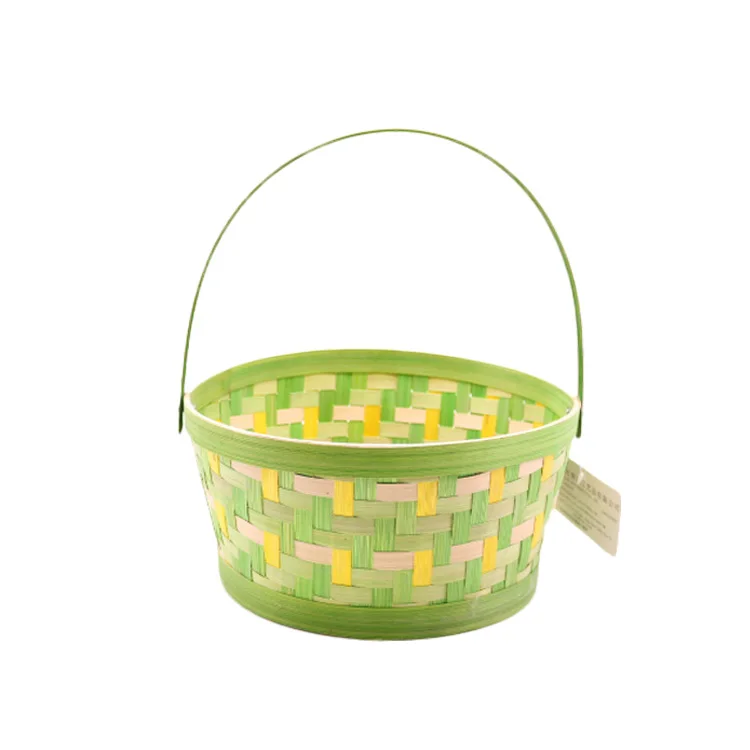 

cheap hot sale weaving natural hamper christmas bamboo gift basket