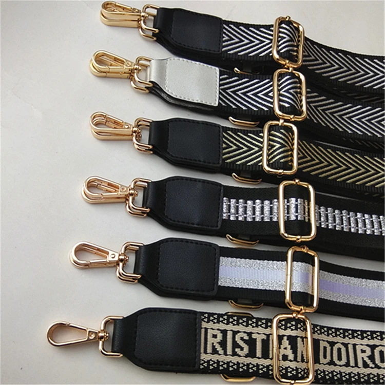 

Length 80 - 130 cm Handbag Replacement Strap, Adjustable Woven Fabric guitar Leather Straps for Purse Crossbody Shoulder Bag