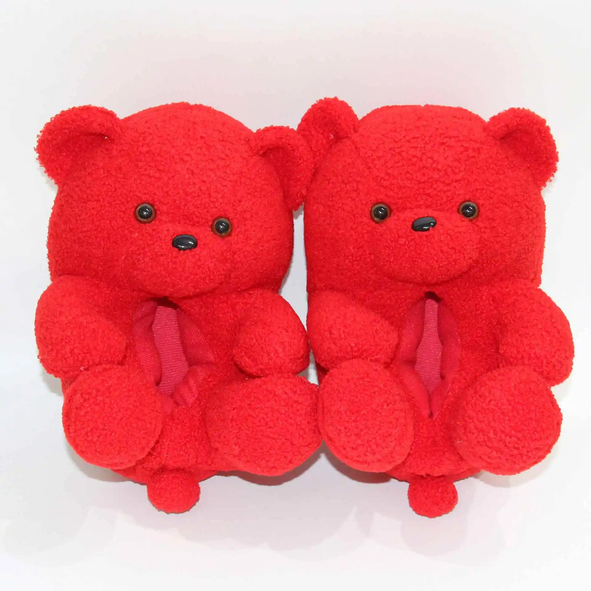 

High Quality New Furry Teddy Bear Slippers Wholesale Adult House Teddy Bear Slippers For Women, Picture
