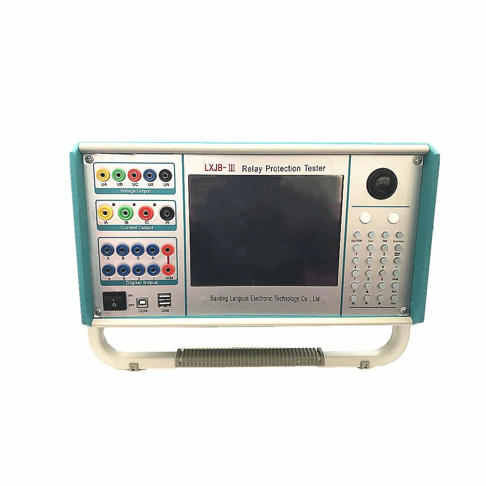 

secondary current injection 3 phase protection relay test relay protective tester