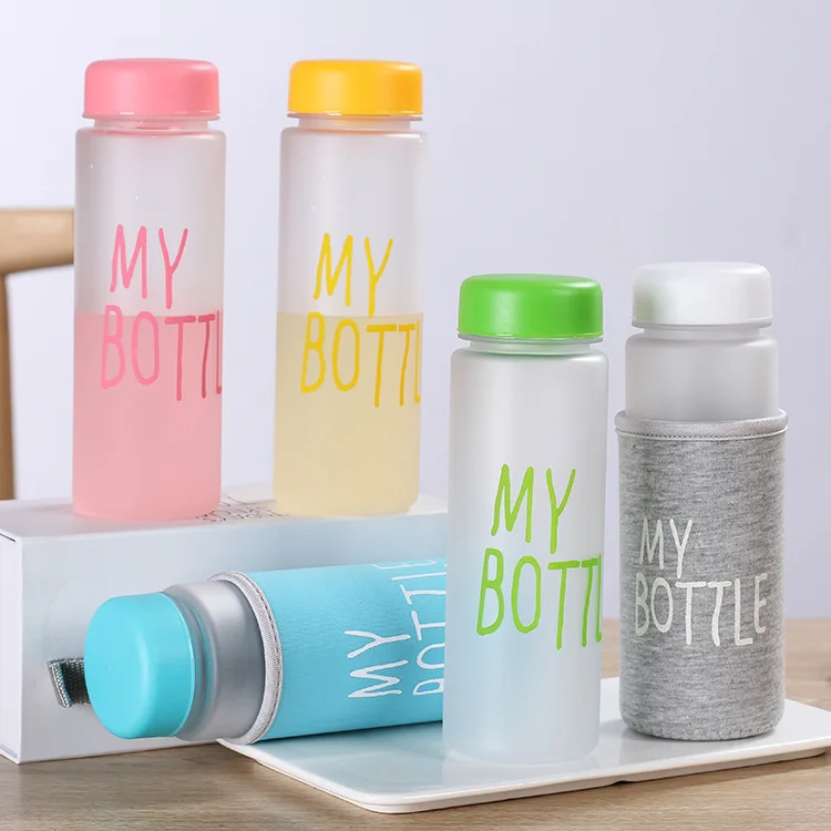 

Wholesale Customized 500ML Beverage Sport Drinking disposable eco friendly Filter Plastic Water Bottle, Customized color