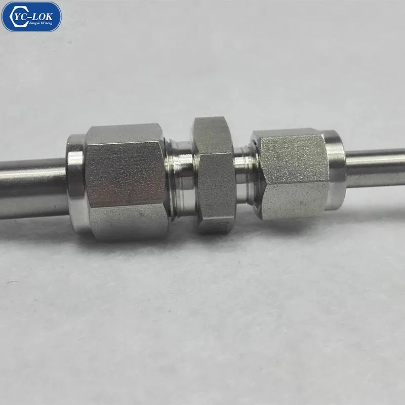 

Straight Stainless steel hardware fitting Reducing Unions for water - U with cutting rings