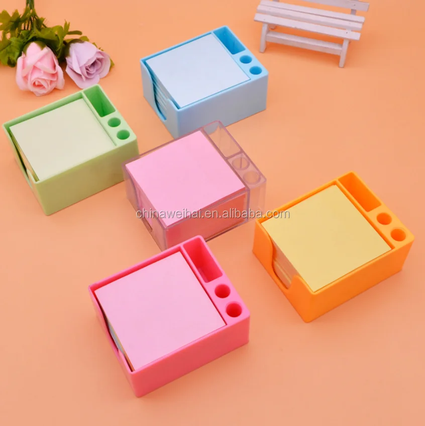 Acrylic Note Fluorescent Paper Note Box Custom /acrylic Memo Holder