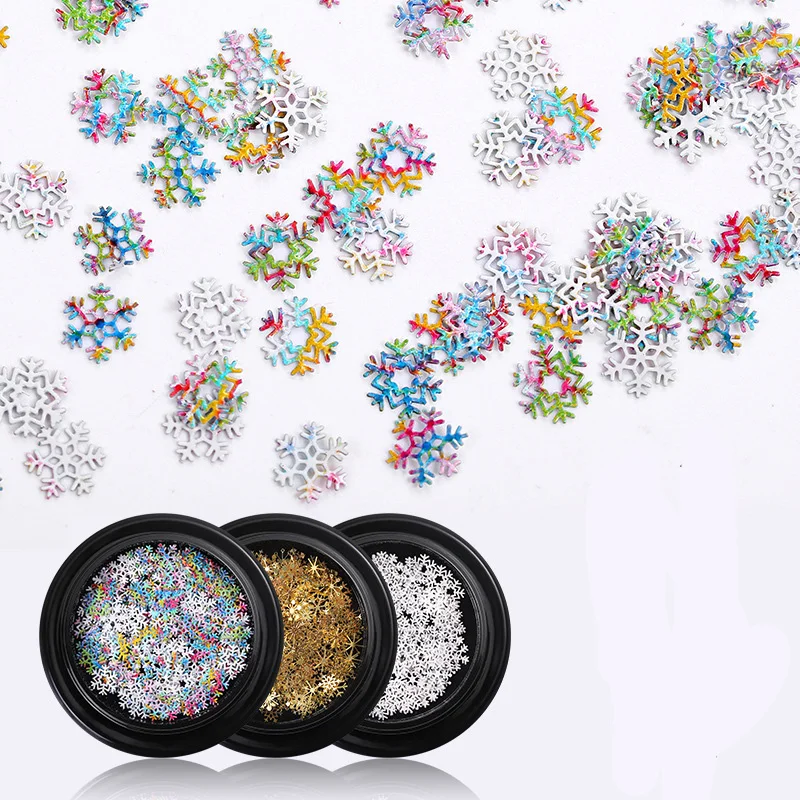 

professional high quality metal nail decals Christmas snowflakes DIY nail decoration, As picture show
