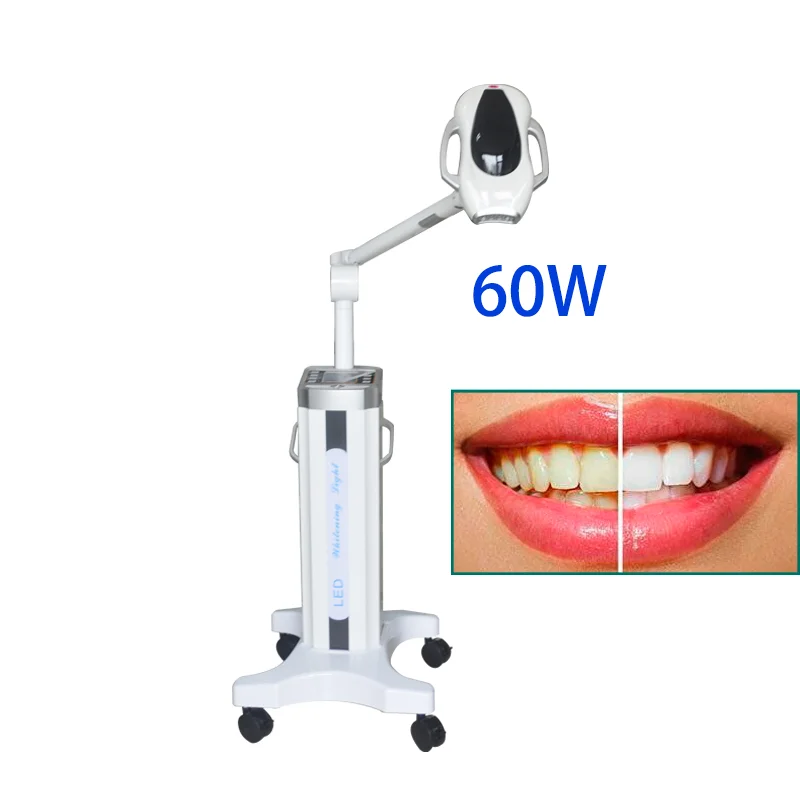 

Ready to ship fast delivery mobile tooth bleaching lamp blue led light 60w dental professional use teeth whitening machine