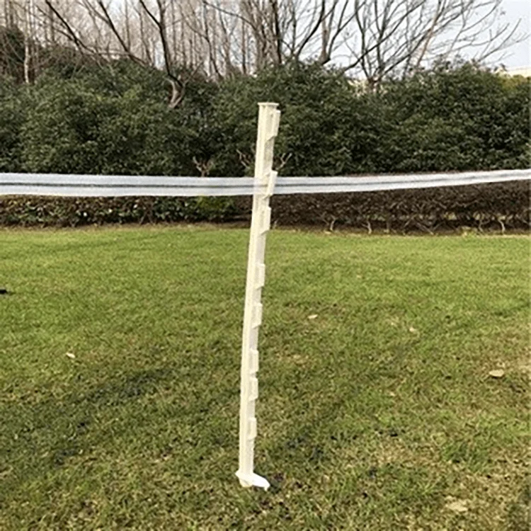 

Electric Fencing Plastic Post Electric Fence For Cattle, White or customized