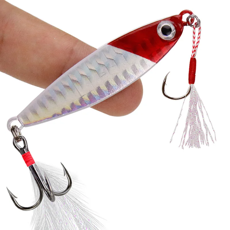 

wholesale tiny Matel jig Slow jigging fishing lure vibrating bait Sinking blade Spoon for bass saltwater