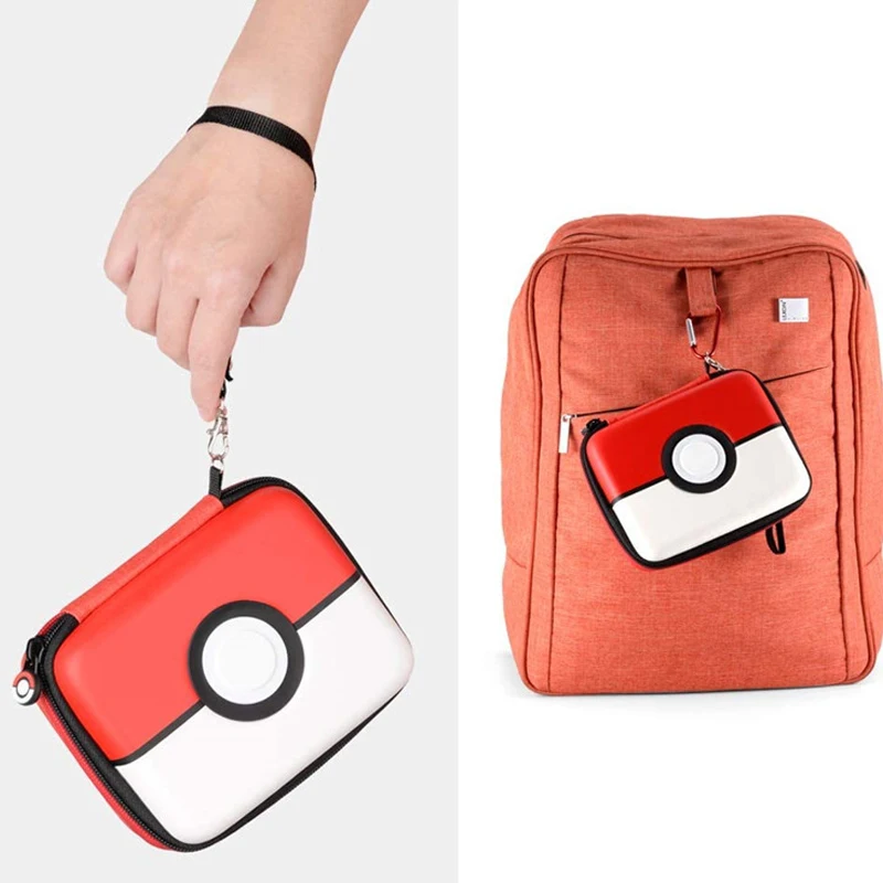 

Hot Sell Trading Storage Durable Waterproof Pokemon Cards Customized Zipper Eva Playing Card Case, Black,red