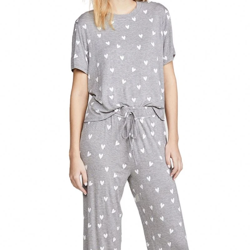 

Hot New Products woman pajamas womens pajamas kids pajamas set, Gray,light blue