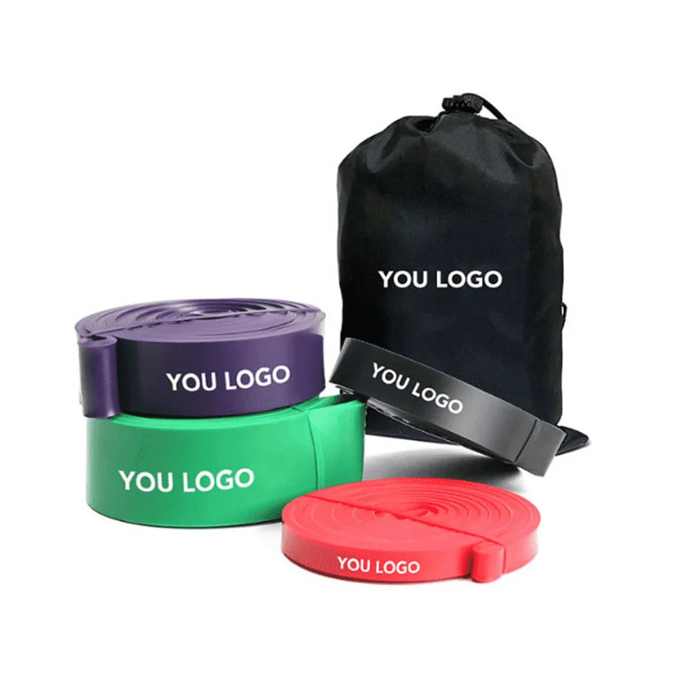 

208cm Stretch Training Latex Resistance Bands for pulling up Fitness super bands, Can be customized
